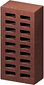 керамический облицовочный кирпич одинарный пустотелый м150 цвет темно-терракотовый голицынский завод